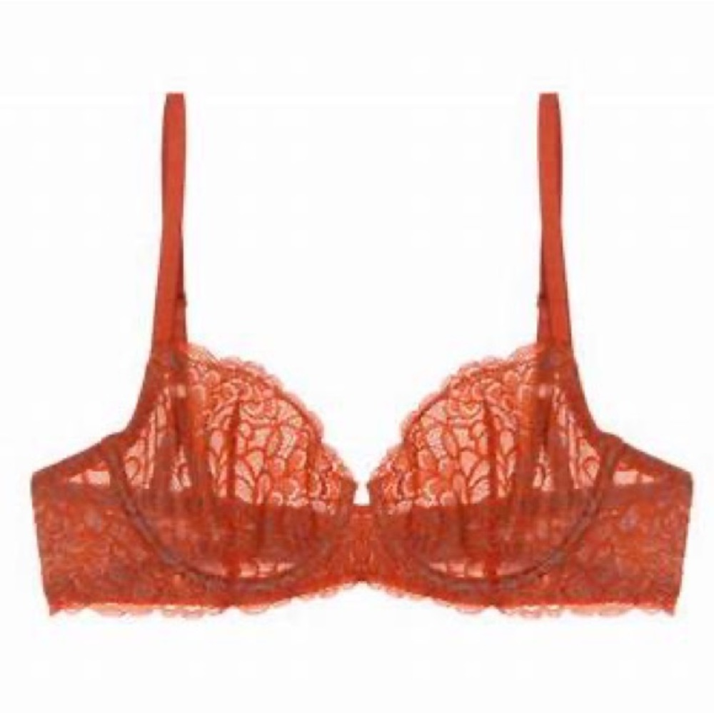 True & Co Gramercy Lace Balconette Bra & Panty Set